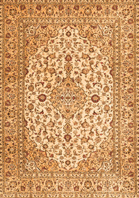 Medallion Orange Traditional Rug, tr4219org