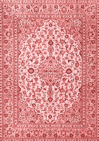 Medallion Red Traditional Rug, tr4219red