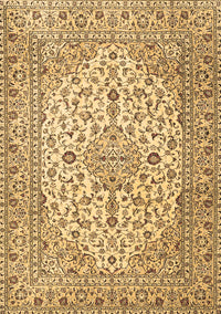 Medallion Brown Traditional Rug, tr4219brn