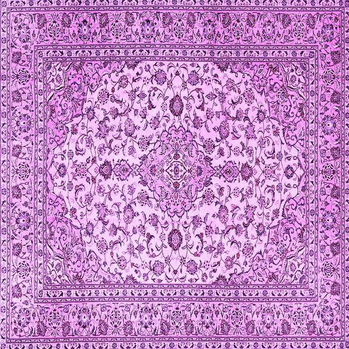 Square Medallion Purple Traditional Rug, tr4219pur