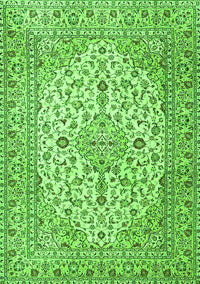 Medallion Green Traditional Rug, tr4219grn