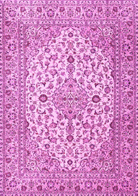 Medallion Pink Traditional Rug, tr4219pnk