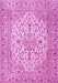 Medallion Pink Traditional Rug, tr4219pnk