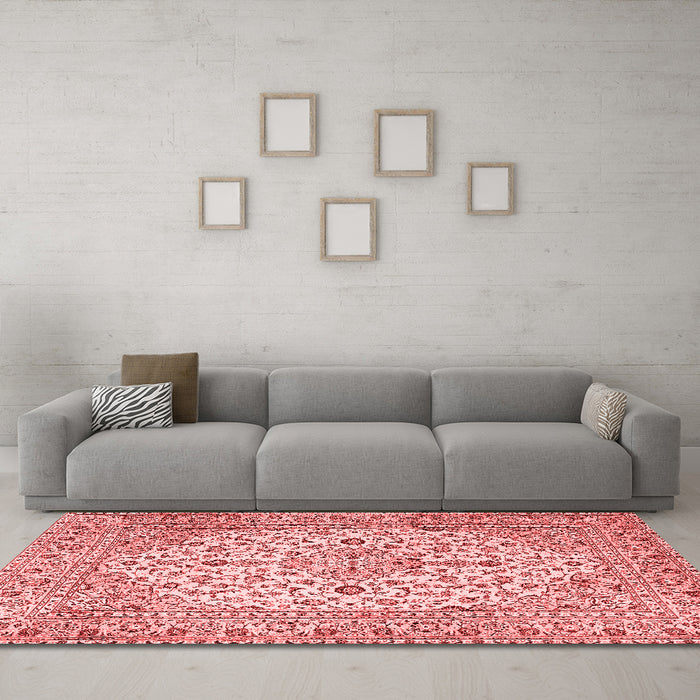 Traditional Red Washable Rugs