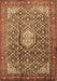 Persian Brown Traditional Rug, tr421brn