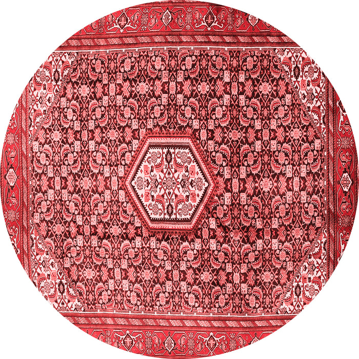 Machine Washable Persian Red Traditional Rug, wshtr421red