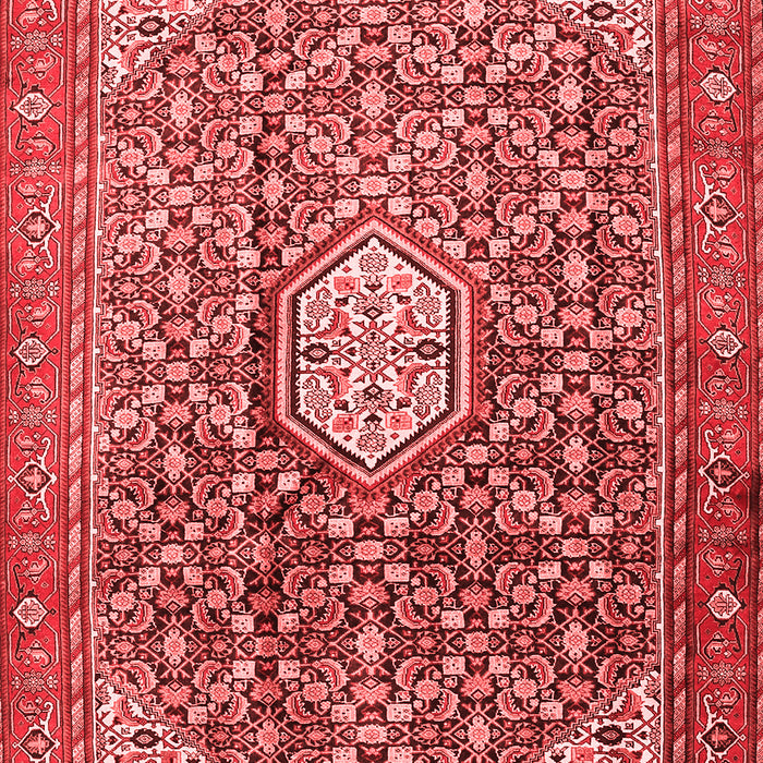 Machine Washable Persian Red Traditional Rug, wshtr421red