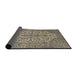 Sideview of Traditional Brown Medallion Rug, tr4220