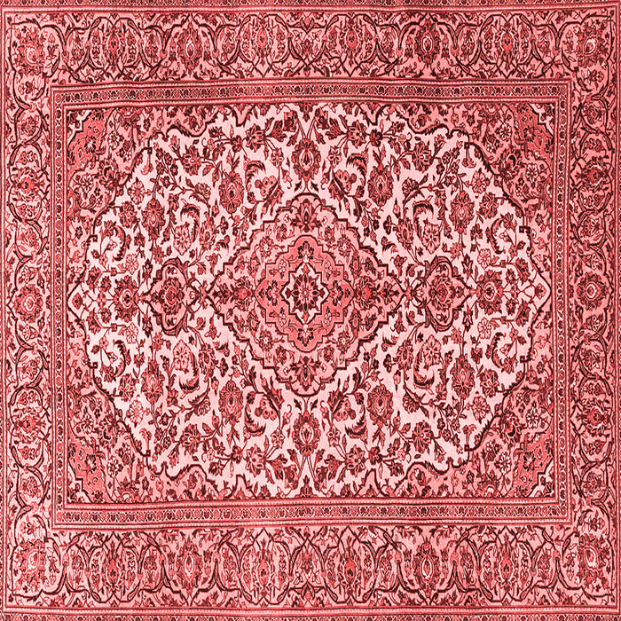Medallion Red Traditional Rug, tr4220red
