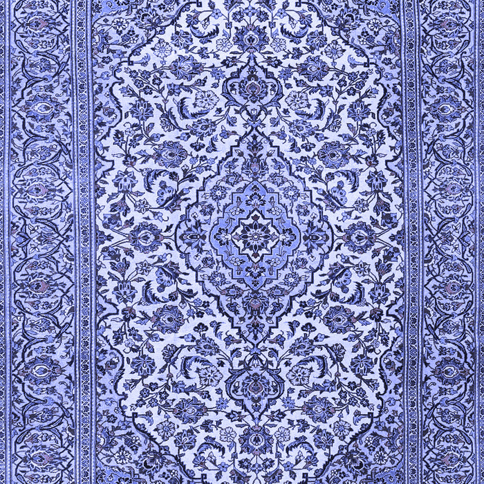 Medallion Blue Traditional Rug, tr4220blu