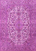 Medallion Pink Traditional Rug, tr4220pnk