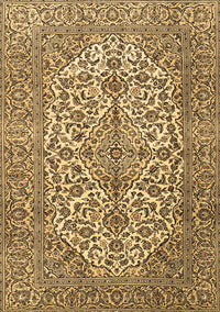 Medallion Brown Traditional Rug, tr4220brn