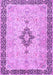 Medallion Purple Traditional Rug, tr4221pur