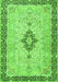Medallion Green Traditional Rug, tr4221grn