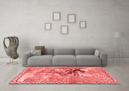 Traditional Red Washable Rugs