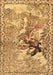 Animal Brown Traditional Rug, tr4222brn