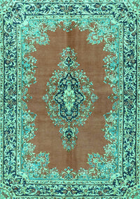 Persian Turquoise Traditional Rug, tr4223turq