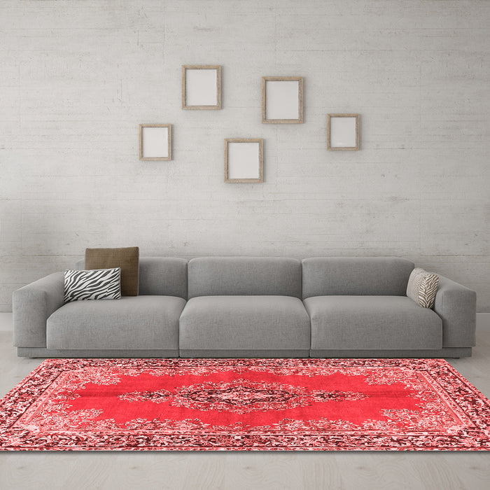 Traditional Red Washable Rugs