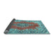 Sideview of Persian Light Blue Traditional Rug, tr4223lblu