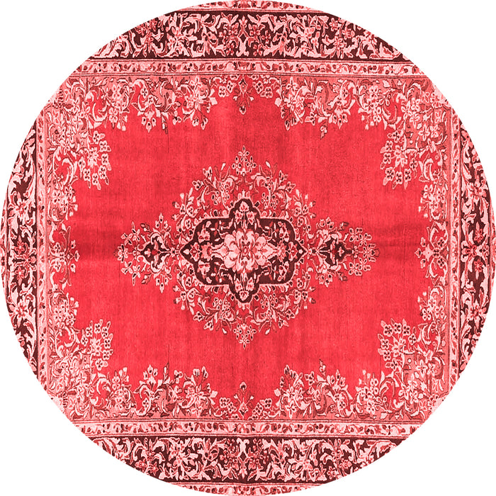 Machine Washable Persian Red Traditional Rug, wshtr4223red