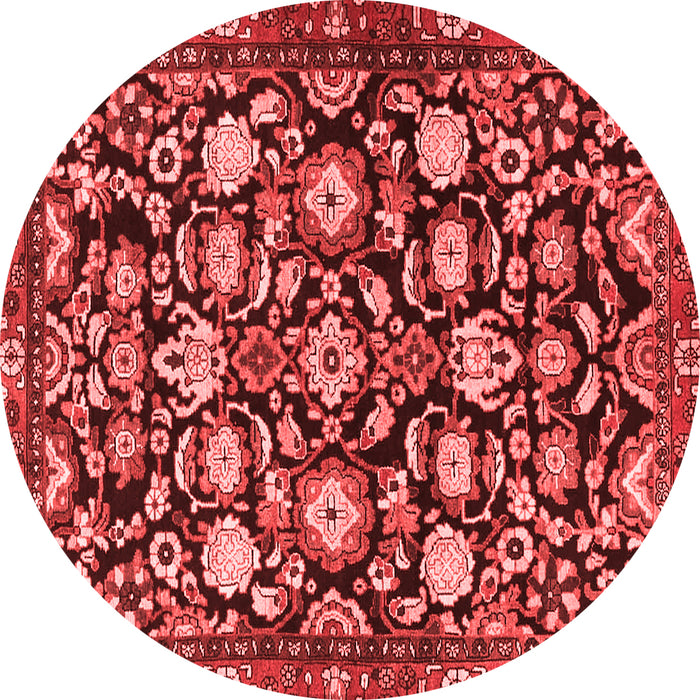 Machine Washable Persian Red Traditional Rug, wshtr4224red