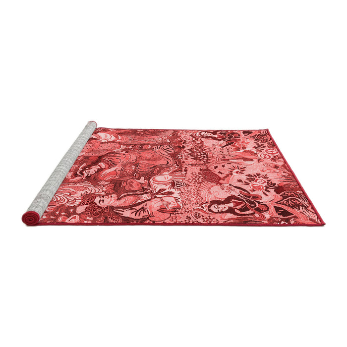 Traditional Red Washable Rugs