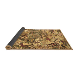 Sideview of Animal Brown Traditional Rug, tr4225brn