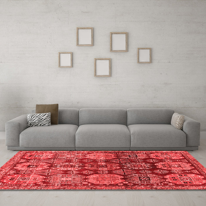 Traditional Red Washable Rugs