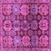 Square Persian Purple Traditional Rug, tr4226pur