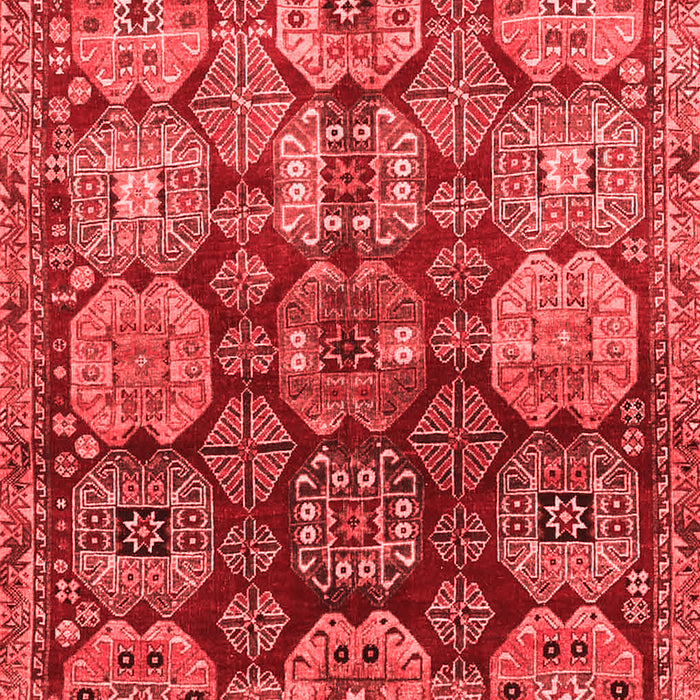Machine Washable Persian Red Traditional Rug, wshtr4226red