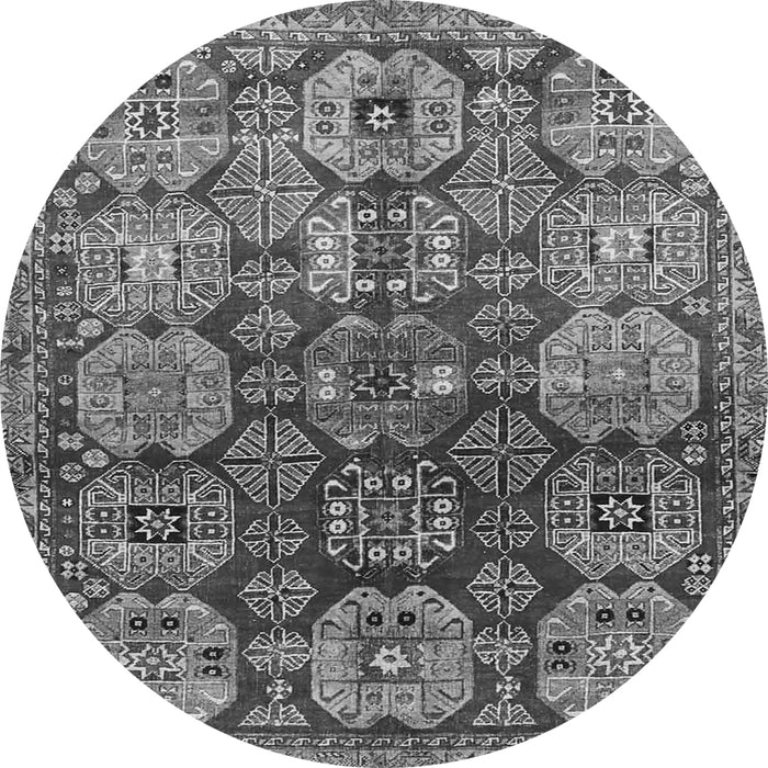 Machine Washable Persian Gray Traditional Rug, wshtr4226gry