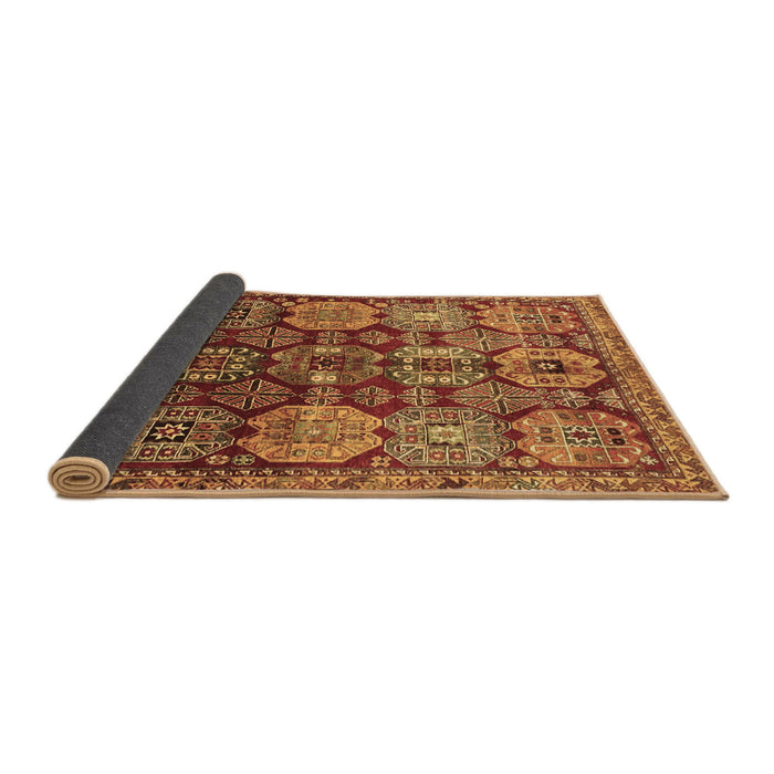 Sideview of Persian Brown Traditional Rug, tr4226brn