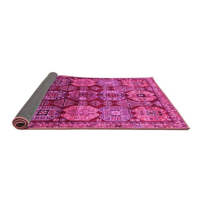 Sideview of Persian Pink Traditional Rug, tr4226pnk