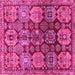 Square Persian Pink Traditional Rug, tr4226pnk