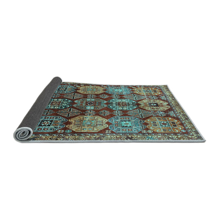 Sideview of Persian Light Blue Traditional Rug, tr4226lblu