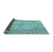 Sideview of Persian Light Blue Traditional Rug, tr4227lblu
