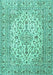 Persian Turquoise Traditional Rug, tr4227turq