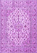 Machine Washable Persian Purple Traditional Area Rugs, wshtr4227pur