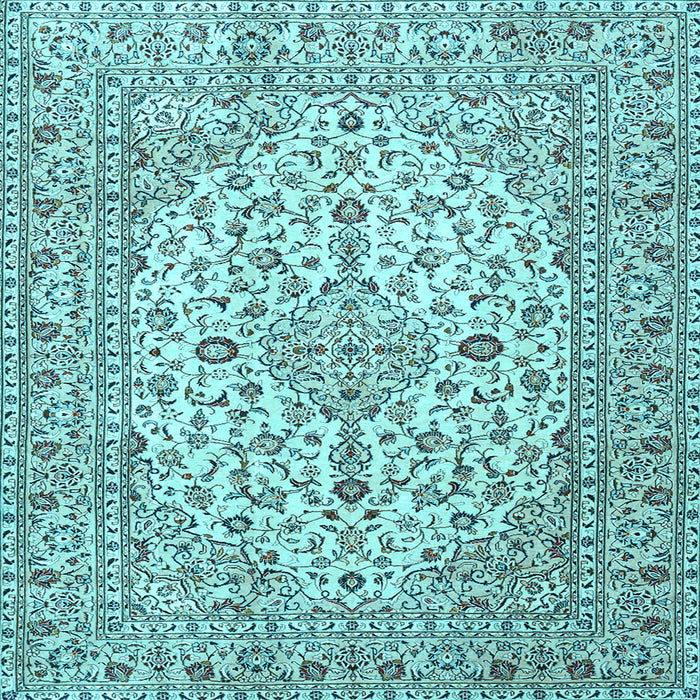 Square Persian Light Blue Traditional Rug, tr4227lblu