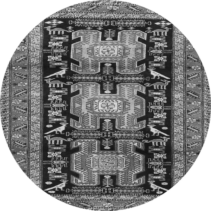 Square Persian Gray Traditional Rug, tr4228gry