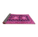 Sideview of Persian Pink Traditional Rug, tr4228pnk