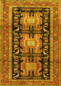 Persian Yellow Traditional Rug, tr4228yw