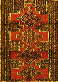 Persian Yellow Traditional Rug, tr4229yw