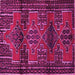 Square Persian Pink Traditional Rug, tr4229pnk