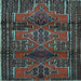 Square Persian Light Blue Traditional Rug, tr4229lblu