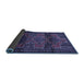 Sideview of Persian Blue Traditional Rug, tr4229blu