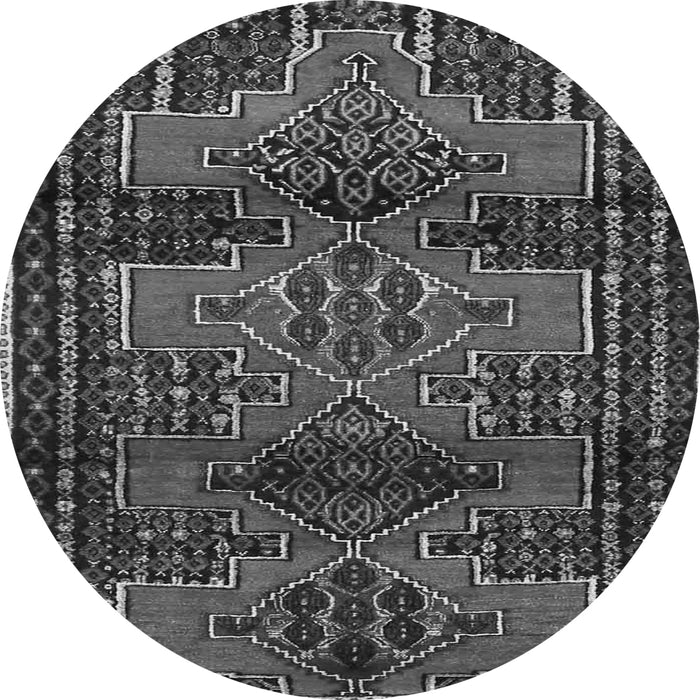 Square Persian Gray Traditional Rug, tr4229gry