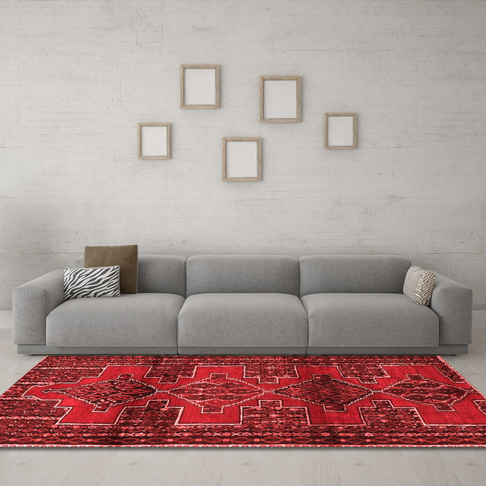 Traditional Red Washable Rugs