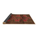 Sideview of Persian Brown Traditional Rug, tr4229brn