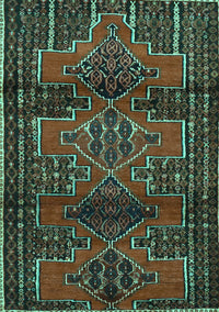 Persian Turquoise Traditional Rug, tr4229turq